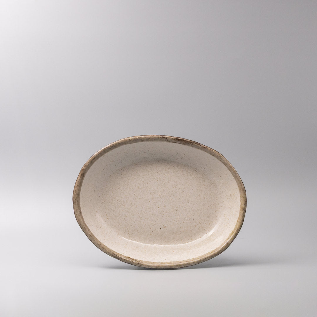 Serving Dish Oval 29cm Flax Glaze - Product image 3