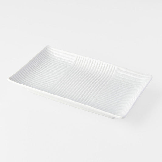 Sushi Plate 21cm Line White Design - Main product image