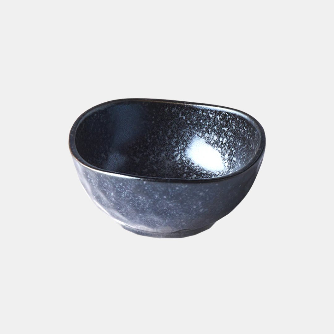 Sauce Dish Organic 9cm Kanso Matt Black Glaze - Product image 2