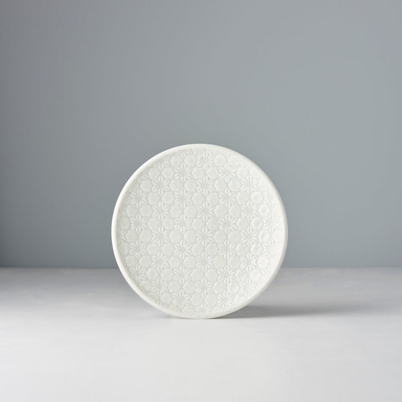 Tapas Plate 17cm White Star Glaze - Product image 2