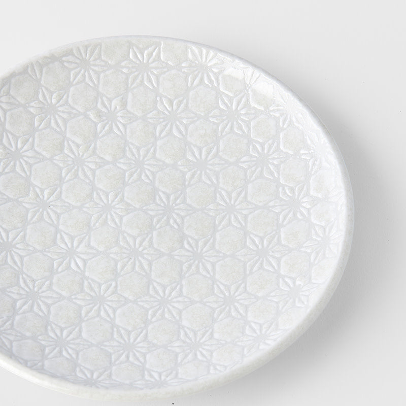 Tapas Plate 17cm White Star Glaze - Product image 3
