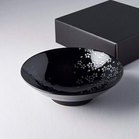 Bowl 25cm Silver Sakura Design - Main product image