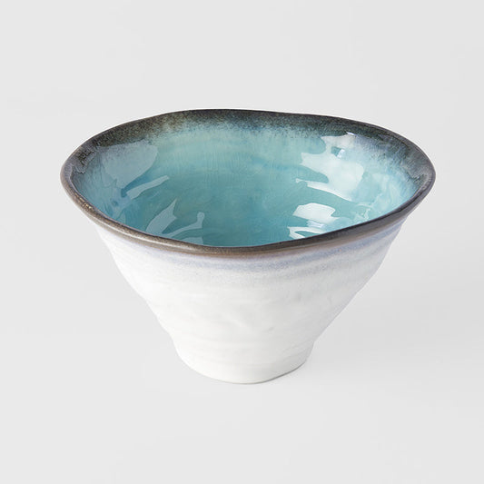 Bowl Deep Ikebana 22cm Sky Blue Glaze - Main product image