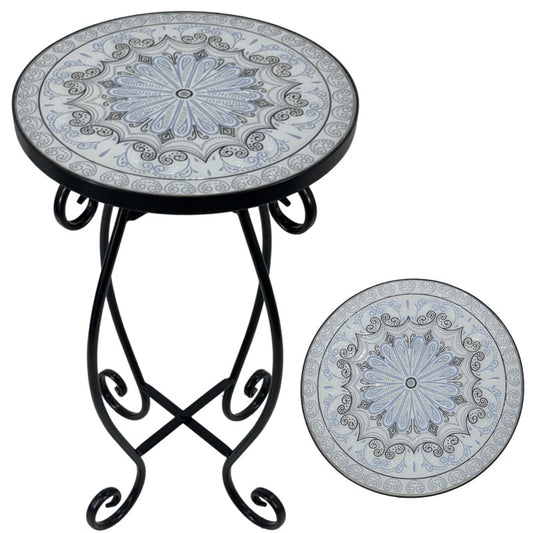Bella Mosaic Side Table 50cm - Main product image