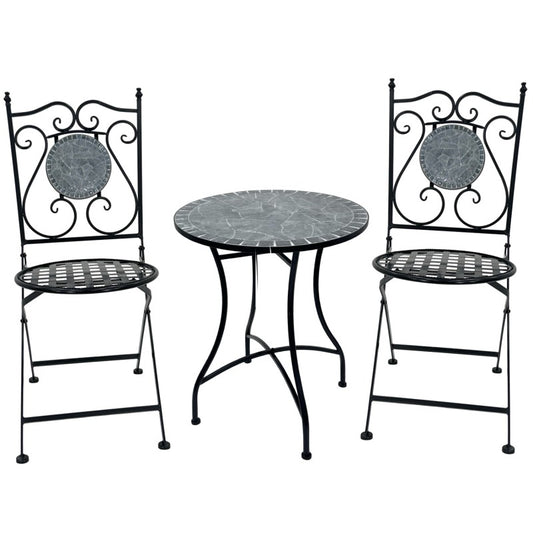 Grigio 3pc Settings Table Chairs - Main product image