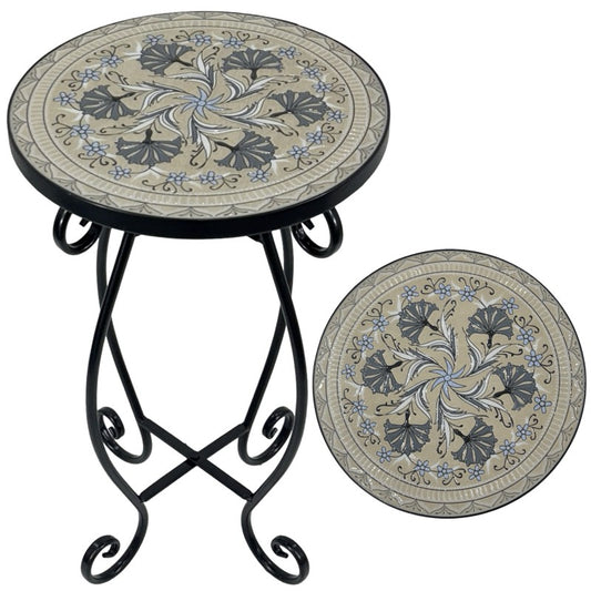 Floreale Mosaic Side Table 50cm - Main product image