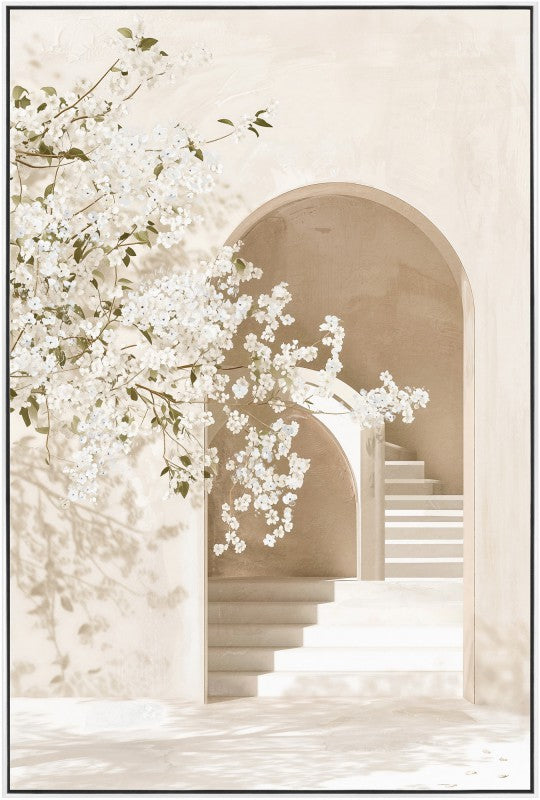 Up The Stairs Framed Artwork 120cm - Main product image