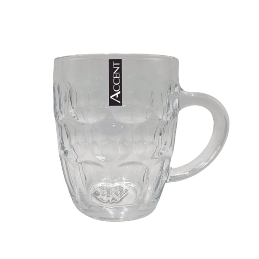bulk 24 Glass Dimple Beer Mug 560ml 12cm - Main product image