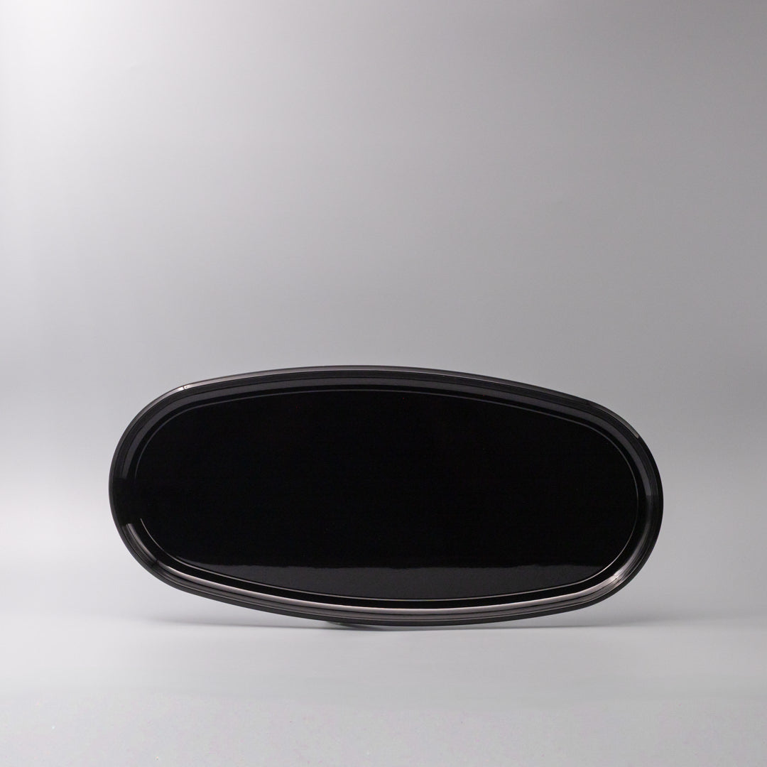 Platter Oval 42.5cm Black Lacquerware Glaze - Product image 3