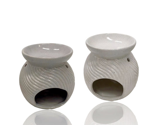 bulk 24 Ceramic Ocean Wave Oil Burner 11x10cm - Main product image