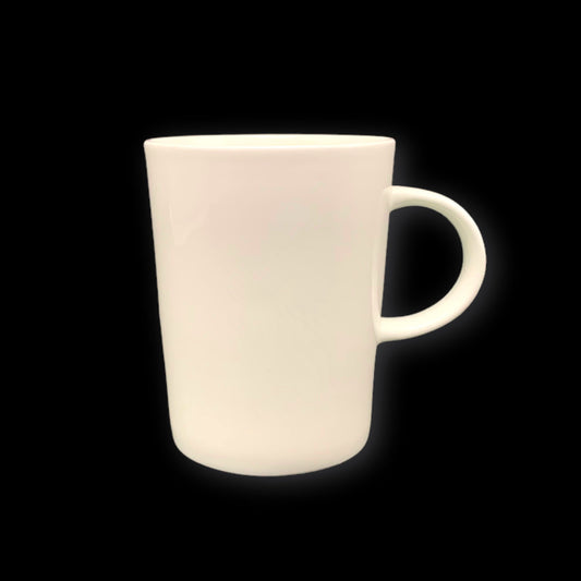 bulk 24 White Bone China Cone Mug 340ml 8x10cm - Main product image