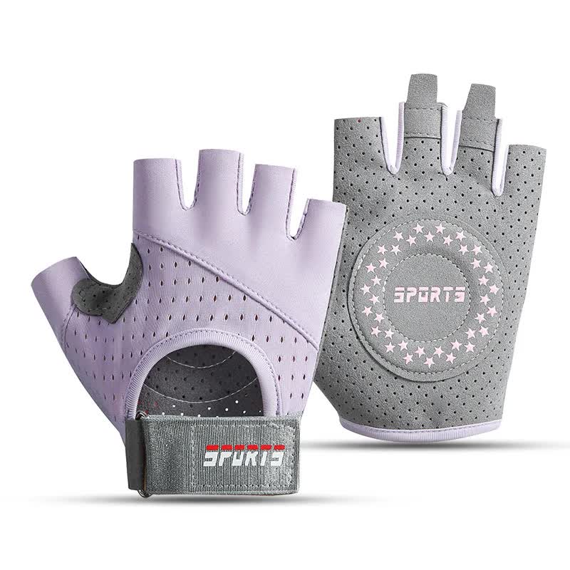 M Size Women's Non - Slip Breathable Sports Gloves - Lightweight and Shock - Resistant Fitness Gloves