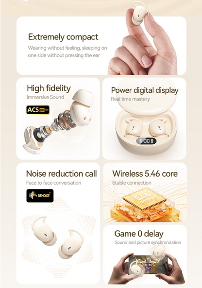 Skin Color Sleep Earphones - Ultra-Comfortable Mini In-Ear Headphones - Product image 3