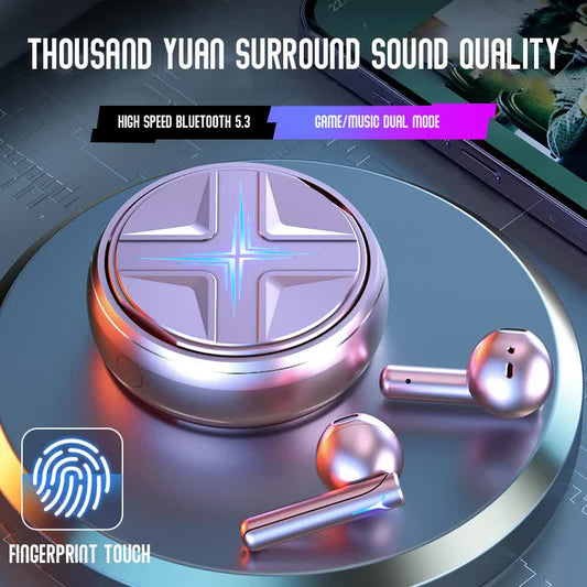 Bluetooth 5.3 Wireless Earbuds - Hi - Fi Audio, Comfortable In - Ear, Fingerprint Touch