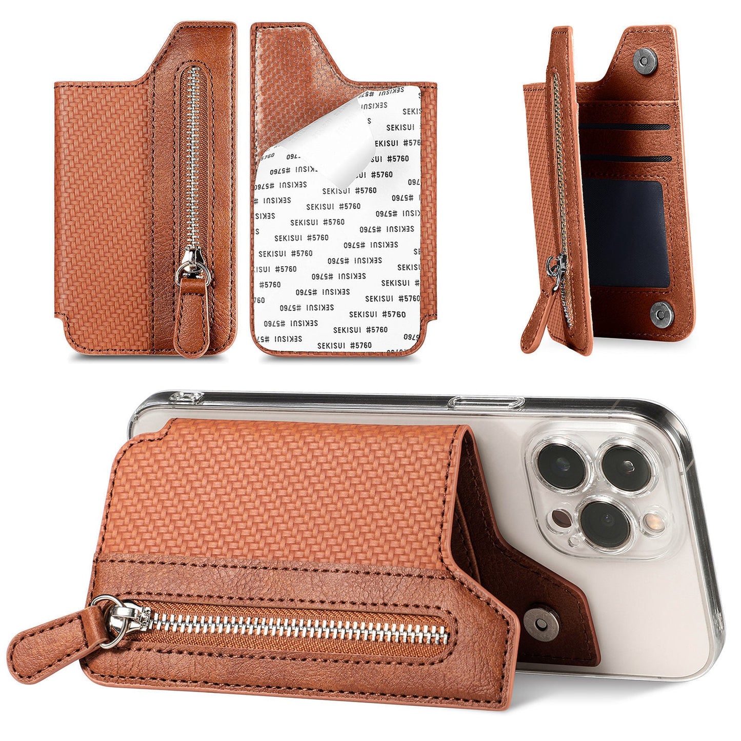 Multifunction Stick - On Phone Wallet