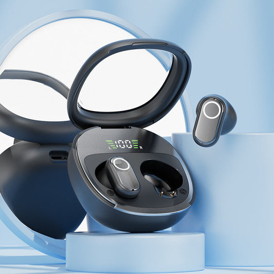 Feather - Light TWS Earbuds - Bluetooth 5.4, Hi - Fi Sound, LED Display Case, 60H+ Playtime, Touch Control