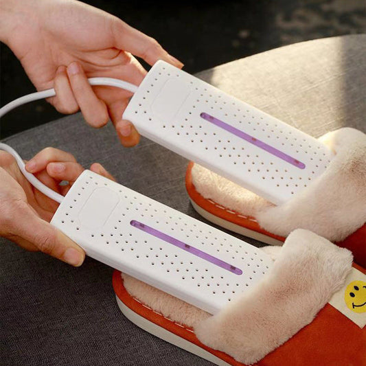 Portable USB Shoe Dryer & Deodorizer - Constant Temperature Electric Boot Warmer with UV Sanitizer
