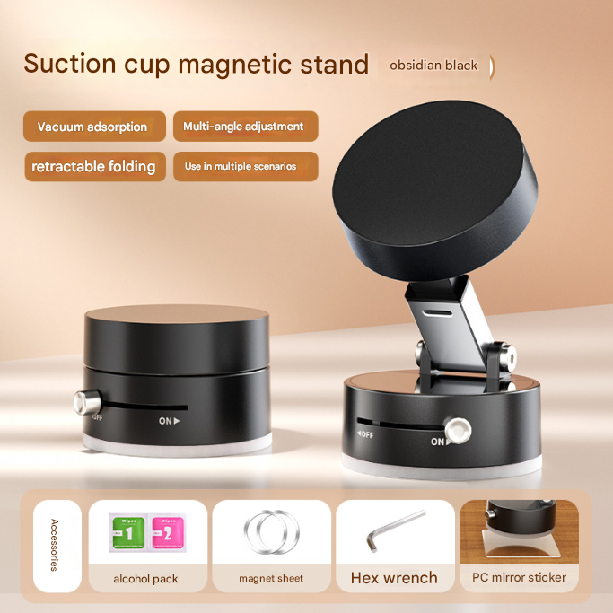 Multi - Functional Vacuum Suction Cup Stand - Foldable, Extendable Kitchen Lazy Person's Dual