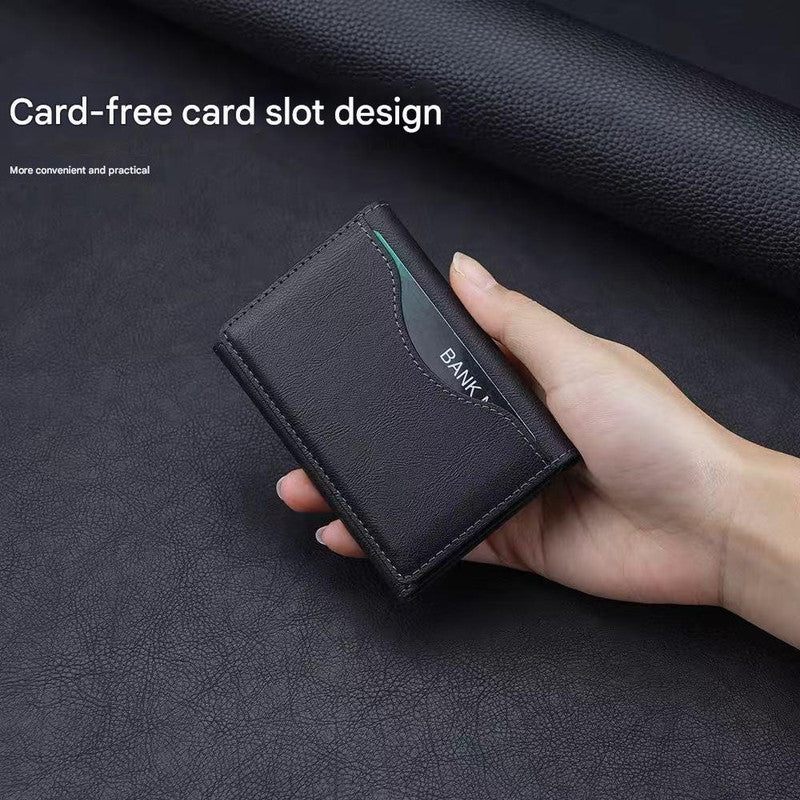 Khaki 3-in-1 Magnetic Wallet for MagSafe - Slim PU Leather Card Holder with Kickstand - Product image 8