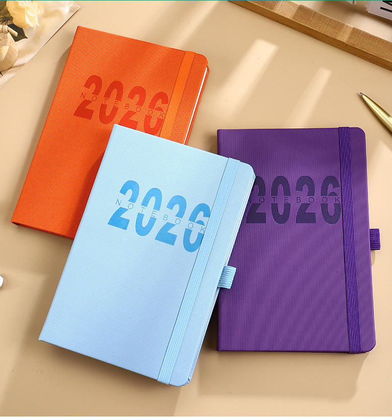 Red 2026 A5 English Daily Planner Notebook 365-Day Schedule Book for Monthly & Annual Planning - Product image 7