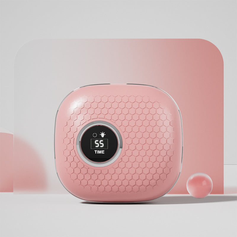 Portable Sonic Wave Contact Lens Cleaner with LED Makeup Mirror - Automatic Electric Lens Cleaning Case for Daily Use