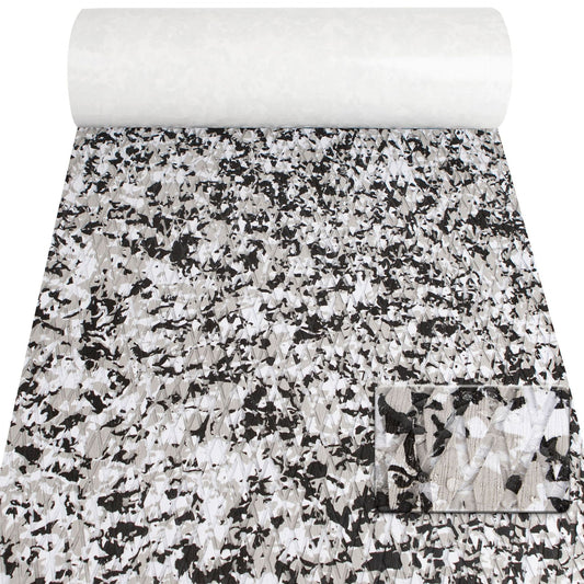 Snow Camouflage EVA Boat Deck Mat - Non-Slip, Waterproof Flooring for Yacht, Boat, and Outdoor Use(1200x300x5mm) - Main product image