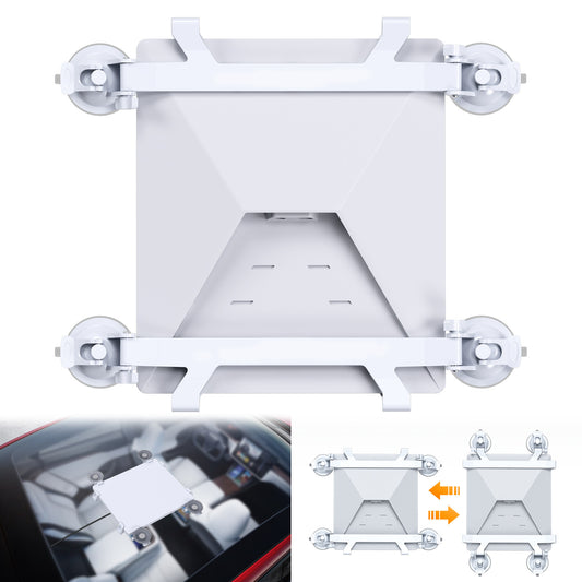 White Star Mini Car Suction Mount Bracket - Universal Glass Mount for Roof, Skylight, and Vehicle Windows - Main product image