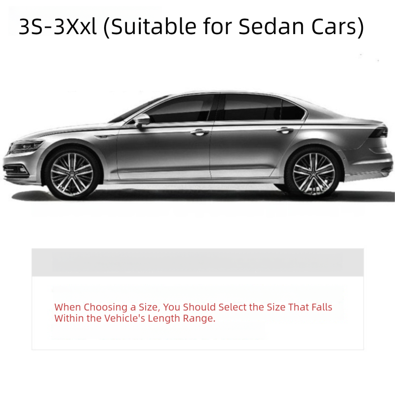 Silver 3M Universal Car Cover – 170T Taffeta Fabric, All-Weather Protection for Cars(4400×1750×1500MM) - Product image 5