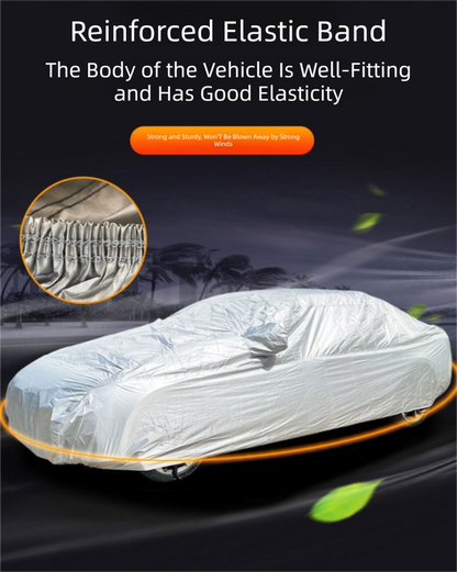 Silver 3XL Universal Car Cover – 170T Taffeta Fabric, All-Weather Protection for Cars(4800×1900×1500MM) - Main product image