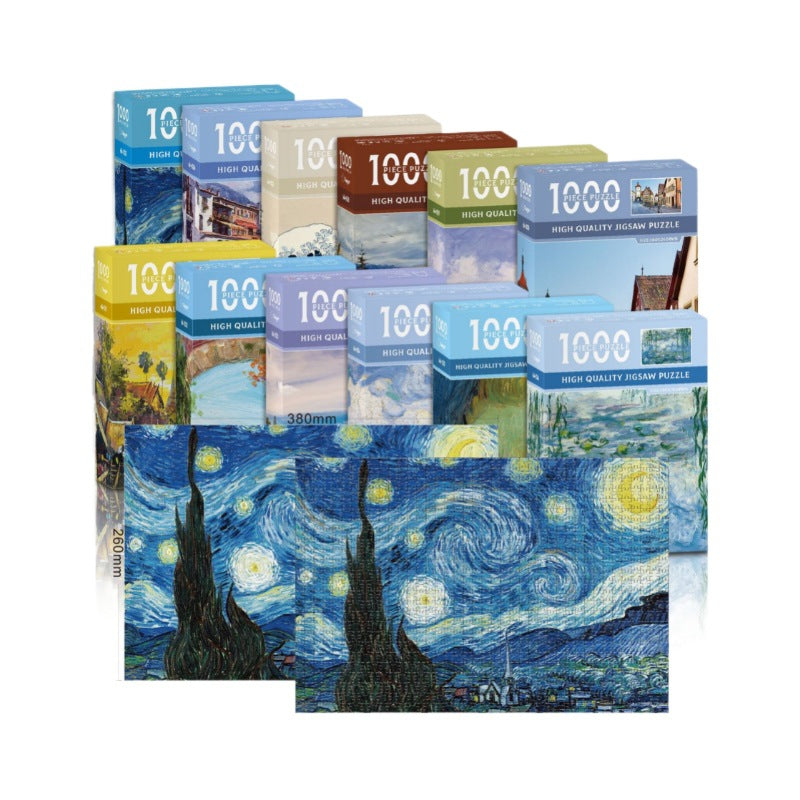 Seaside town 1000-Piece Jigsaw Puzzle – High-Quality Artistic Puzzle for Adults, Stress Relief & Mental Exercise（66-026） - Product image 2