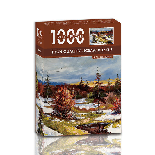 Snow-covered mangroves 1000-Piece Jigsaw Puzzle – High-Quality Artistic Puzzle for Adults, Stress Relief & Mental Exercise（66-028） - Main product image