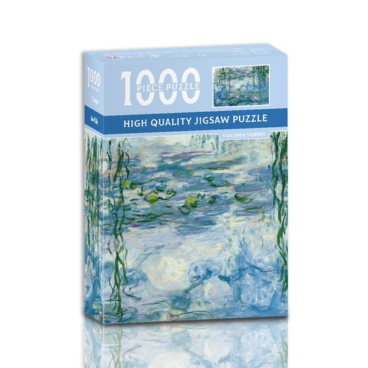 Water lilies 1000-Piece Jigsaw Puzzle – High-Quality Artistic Puzzle for Adults, Stress Relief & Mental Exercise（66-036） - Main product image