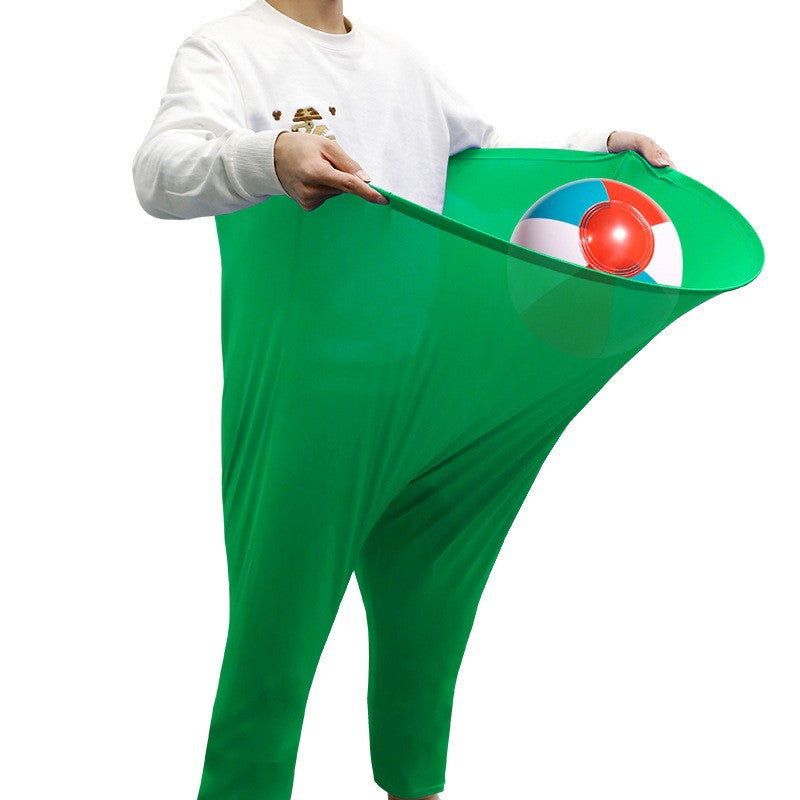 Green Granny Pants Yard Game for Kids - Durable Outdoor Tossing Activity with Ball and Pump - 60x80cm Fun Backyard Game for Australian Family BBQs - Main product image