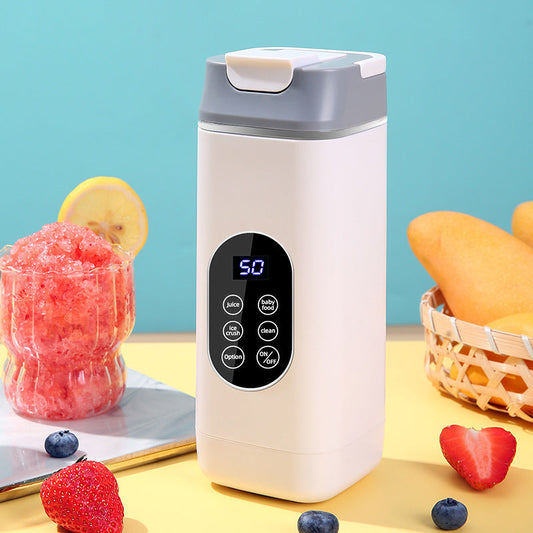 Portable Wireless Blender Bottle - 12 - Blade Crushing Power, Self - Cleaning, USB Rechargeable for Juices & Smoothies