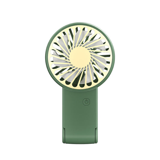 Mini Portable Handheld Fan Foldable Desktop Personal Fan USB Rechargeable Pocket Fan with 3 Speeds for Travel Office and Outdoor