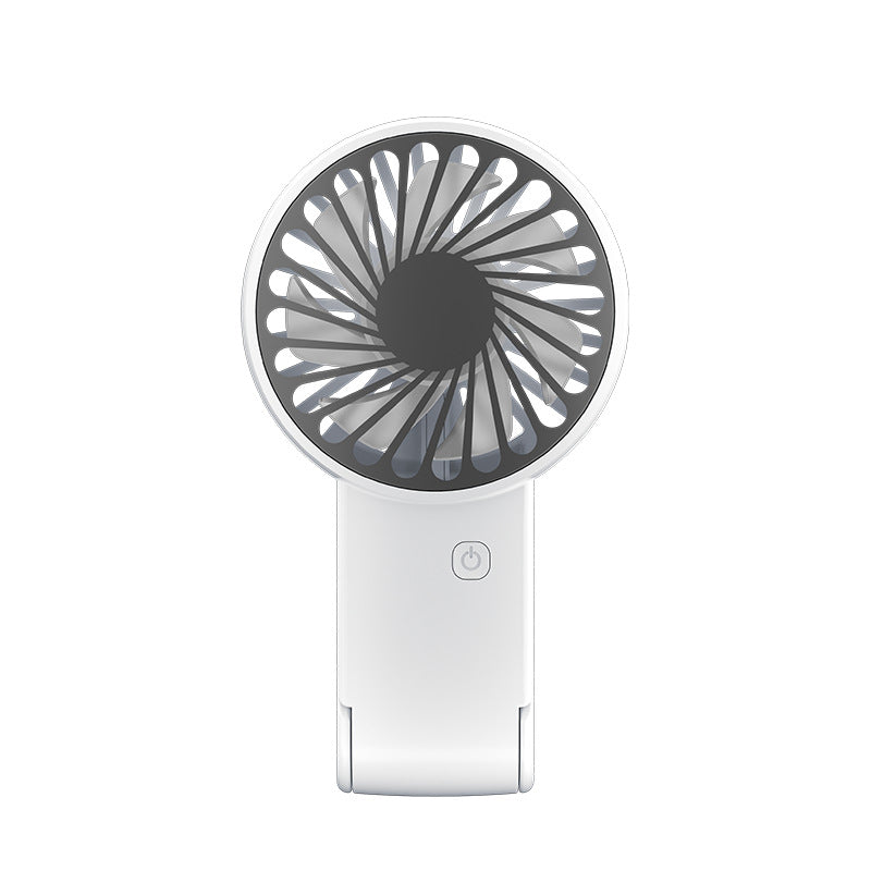 Mini Portable Handheld Fan Foldable Desktop Personal Fan USB Rechargeable Pocket Fan with 3 Speeds for Travel Office and Outdoor