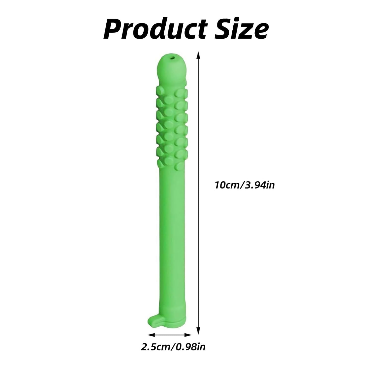 5 Pack Silicone Essential Oil Breathing Stick Mint Flavour Oral Fixation Aid Chewy Fidget Sensory Tool for Stress Relief and Quit Vaping Support Black - Product image 2