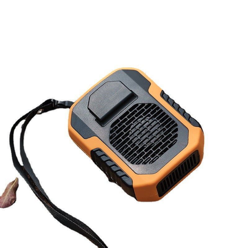 Portable Waist Clip Fan Rechargeable Personal Air Conditioner with Power Bank Function Heavy Duty Wearable Belt Fan for Tradies Camping and Outdoor Work