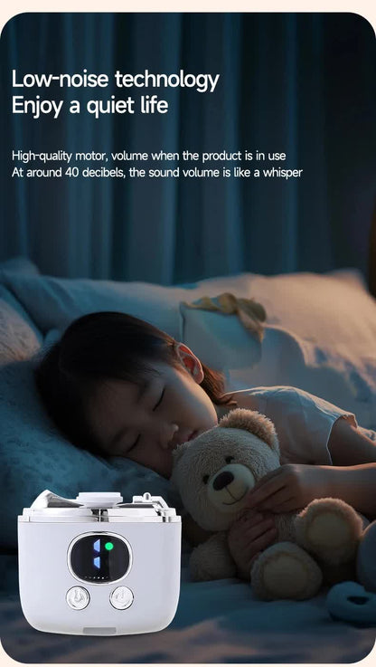 2-in-1 Electric Nail Clipper with Magnifying Glass & LED Light - Automatic Nail Trimmer & Polisher for Babies, Seniors & Adults - Safe USB Rechargeable Manicure Tool with Debris Storage - Grey - Product image 8