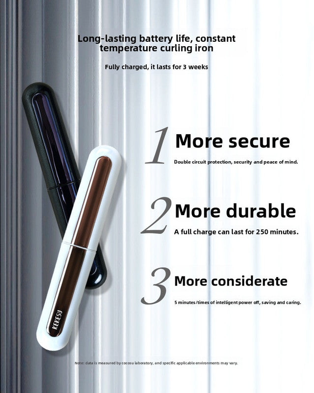 Heated Eyelash Curler Rechargeable Electric Lash Curler with LCD Display 2 Temperature Modes Fast Heating Long Lasting Natural Curl Tool Black - Product image 4