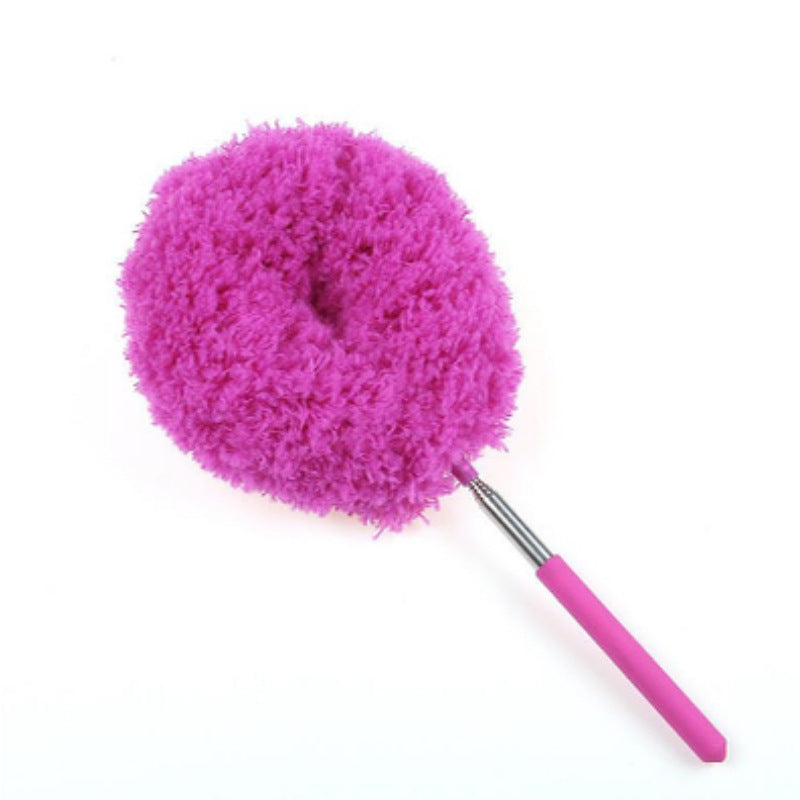 2 - Pack Purple Telescopic Electrostatic Duster with 360° Hollow Ring Design - Fan Blade Cleaner, High Reach Dust Removal, Multi - Purpose