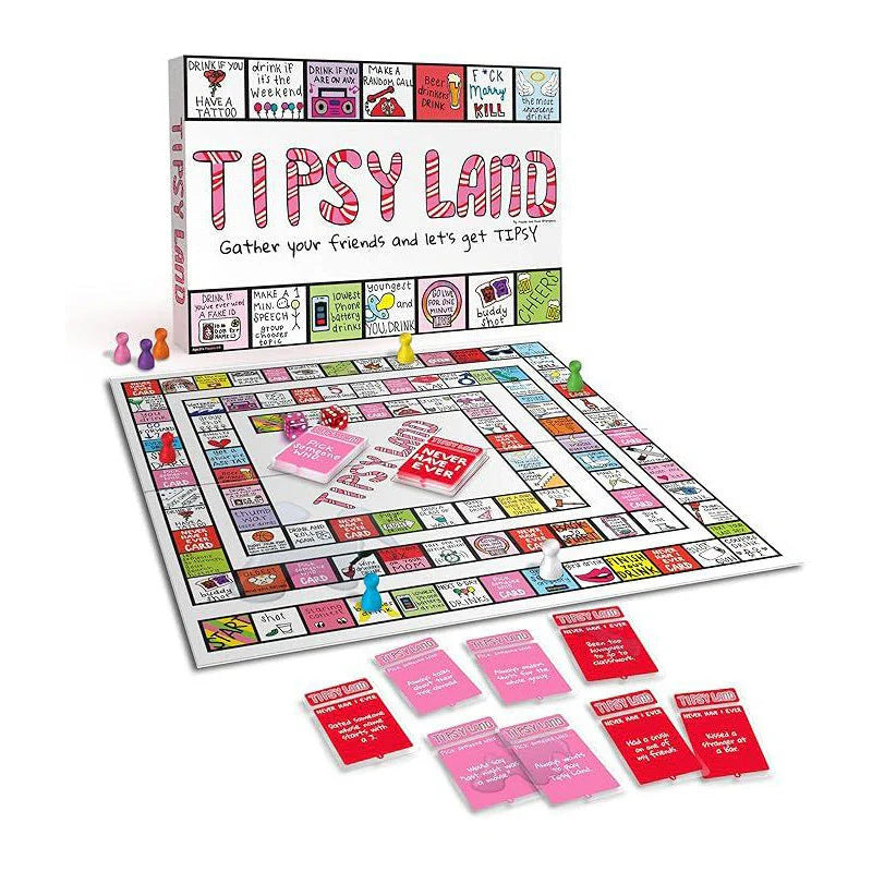 Tipsy Land Party Card & Board Set - Premium Drinking Game and Hilarious Social Icebreaker for Parties & Game - Product image 4