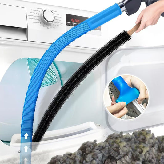 Sealegend Dryer Vent & Washing Machine Deep Cleaner Kit - 8M Flexible Vacuum Hose Attachment & Lint Brush - Main product image