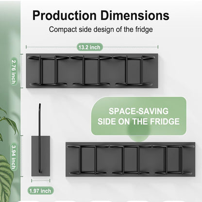 Drill-Free Magnetic Cup Organizer with Dedicated Lid Hook - Heavy Duty Carbon Steel Side Rack for Stanley Tumblers - Product image 6