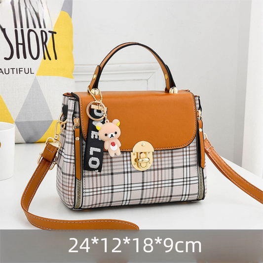 Large Capacity PU Leather Women's Handbag & Shoulder Bag - Elegant Multi