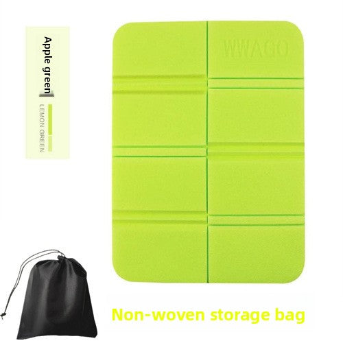 5 Pack Apple green Portable Folding Foam Seat Pads Waterproof Damp Proof Mats for Park Camping Beach Hiking Australian Outdoor Activities - Main product image