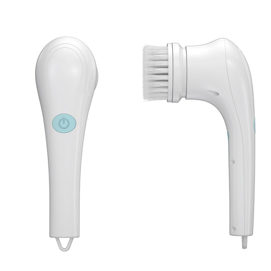 Electric Cleaning Brush with 5 Replaceable Heads – Waterproof, Rechargeable Kitchen Scrubber for Dishes, Surfaces & Deep Cleaning - Main product image