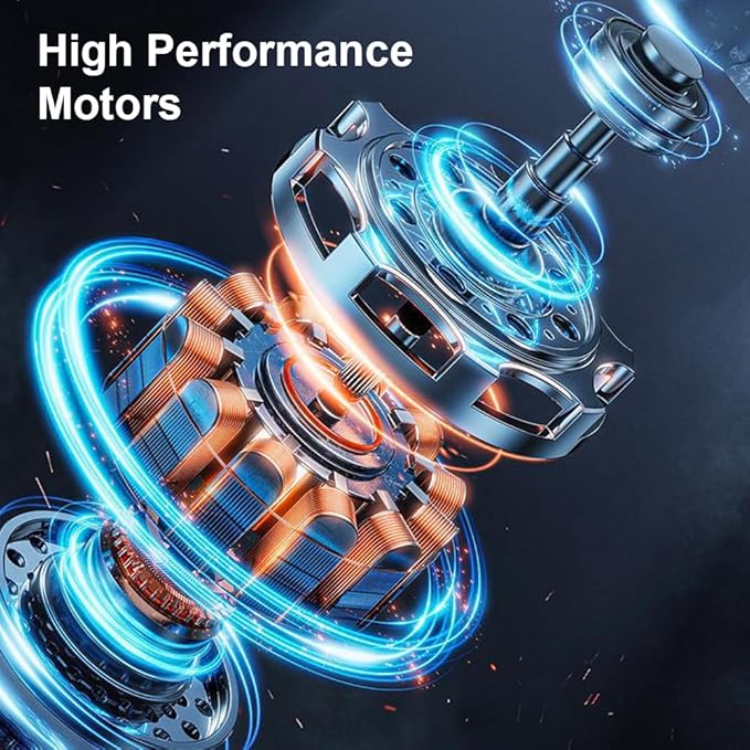 White Wireless Electric Cleaning Brush – Rechargeable, 3-Speed, IPX7 Waterproof with 5 Replaceable Brush Heads for Kitchen, Dishes & Deep Cleaning - Product image 4