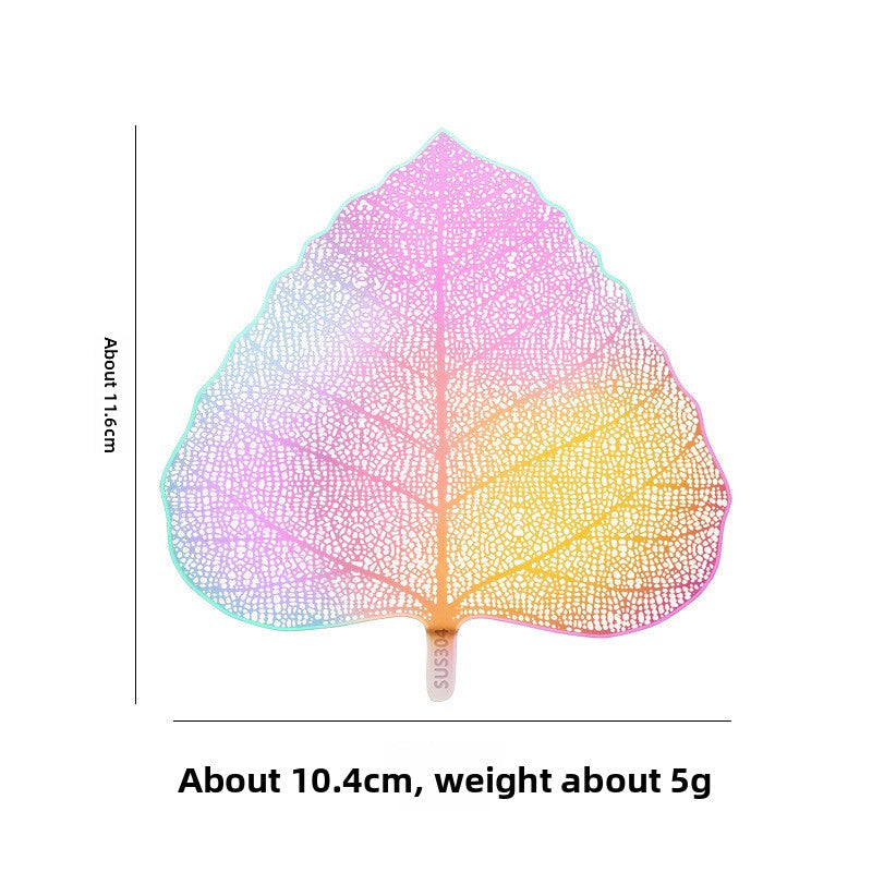 5-PCS Iridescent 304 Stainless Steel Bodhi Leaf Tea Strainer Creative Fine Mesh Tea Filter Infuser for Loose Leaf Tea Australian Home Tea Set Accessory - Main product image