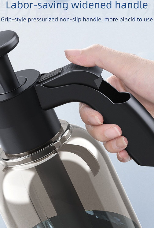 White 2L Handheld Car Wash Foam Sprayer Pump Action Pressure Cannon with 2 Nozzles for Auto Detailing and Garden Watering Heavy Duty 55 Degree Fan Spray - Product image 10